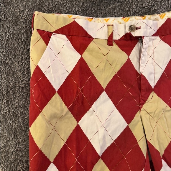 LOUDMOUTH Men’s Argyle Shorts - Picture 15 of 16